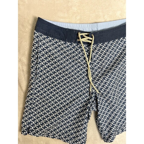 Fair Harbor Navy and White Swim Trunks - Picture 5 of 9